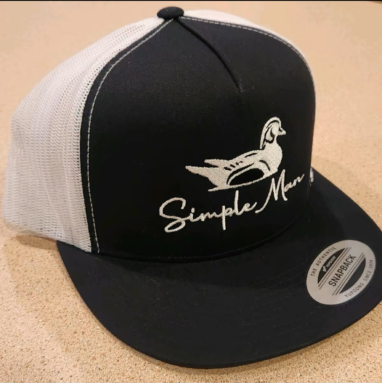 Simple Man trucker hat - wood duck