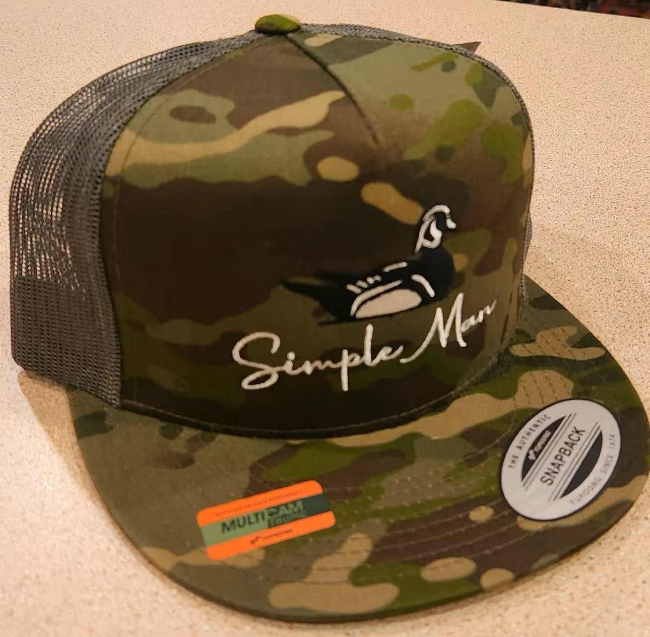 Simple Man trucker hat - wood duck