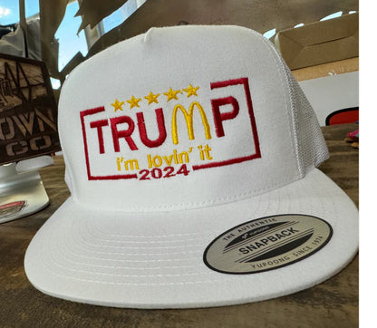 Donald Trump 2024 Hat MAGA Mac Donald’s I’m Lovin It - Limited Edition TF