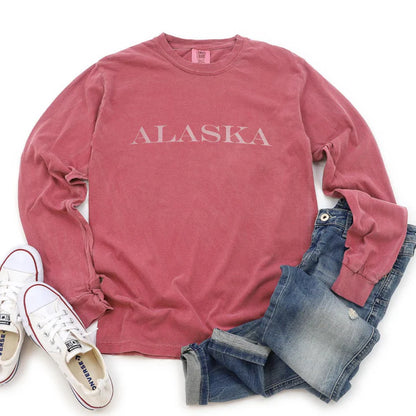 ALASKA - State Name Comfort Colors