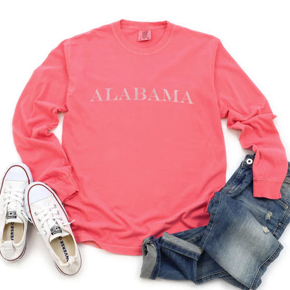 ALABAMA - State Name Comfort Colors