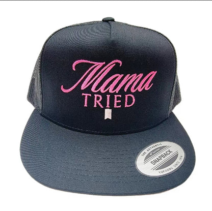 Mama tried ultra trucker hat